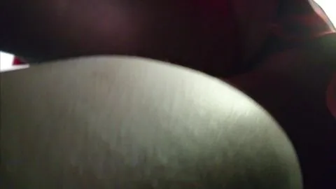 Slim Girl in Red Plaid Skirt Exposes Belly