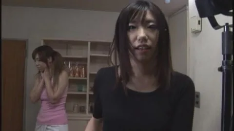Asian Lesbian Duo Intimate Moments