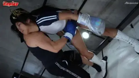 Asian Couple Boxing Ring Sex