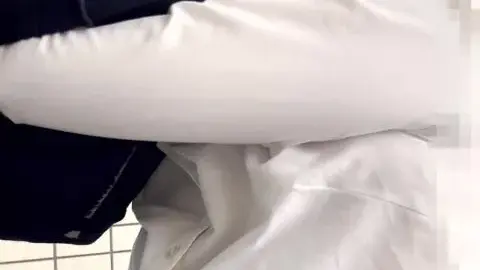 Asian Teen in Plaid Skirt Exposes and Masturbates