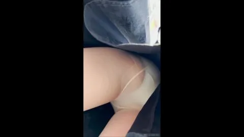 Woman in Beige Thong Posing Indoors