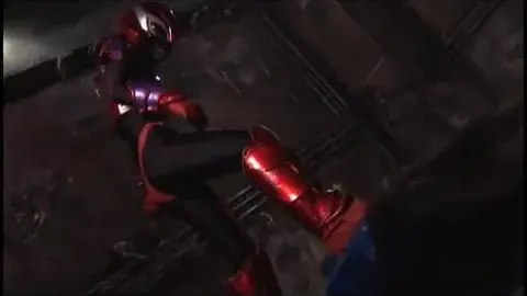 Asian Cosplay Babes in Metallic Suits Battle