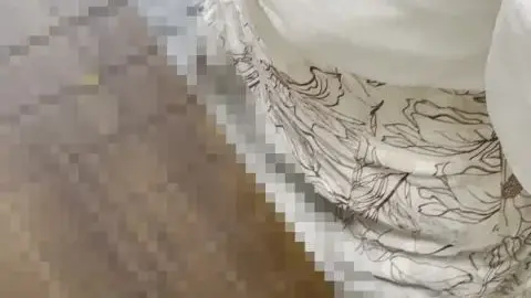 Asian Teen Exposed in Kitchen