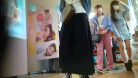 Asian Girls Intimate Moments in Public