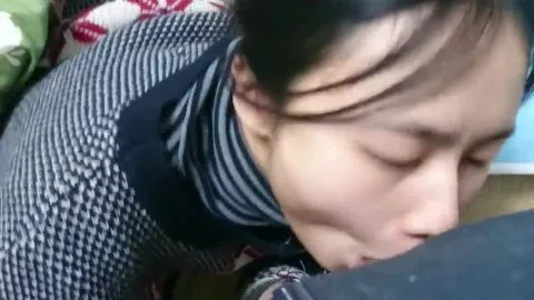 Asian Couple Intimate Bedroom Encounter
