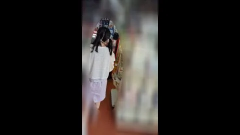 Asian Teen Upskirt Moments in Clothing Store