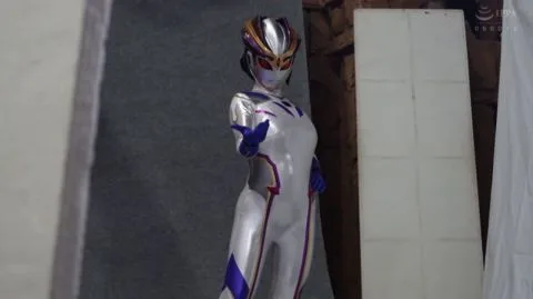 Asian Model in Futuristic Bodysuit