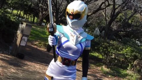 Asian Lesbians in Cosplay Fight