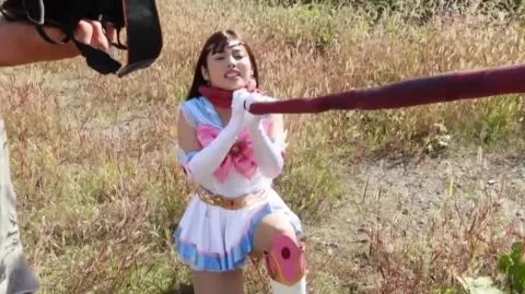 Asian Cosplay Fight Scene with Tentacles and Chains