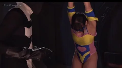 Asian Duo in Masks and Leather