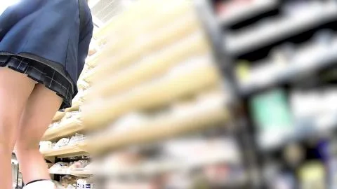 Asian Teen in School Uniform