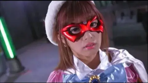 Asian Performer in Fetish Costume