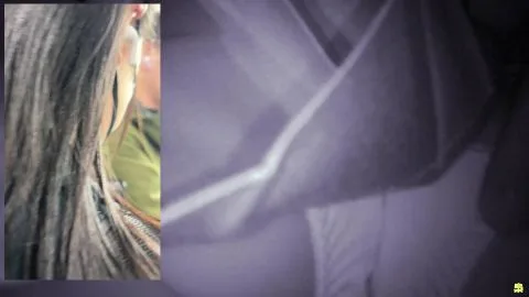 Caucasian Brunette Masturbating POV