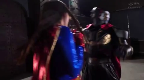 Asian Cosplay Erotic Encounter in Dark Chamber