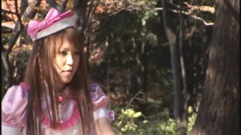 Asian Teen in Pink Costume