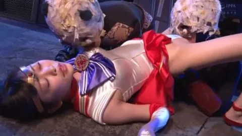 Asian Sailor Moon Cosplay BDSM Scene