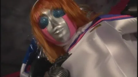 Asian Performers in Futuristic Costumes and Masks