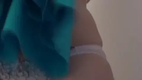 Asian Maid Changing Clothes