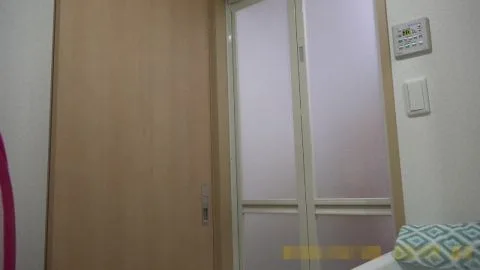 Asian Girl Drying Off After Shower