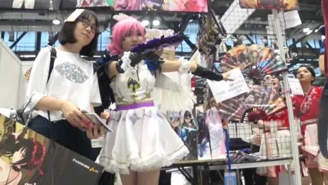 Asian Cosplay Models in Lingerie