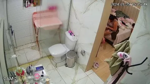Home Bathroom 5 Lesbian Sex