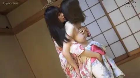 Asian Lesbians in Traditional Japanese Room