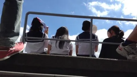 Schoolgirls Outdoor Encounter