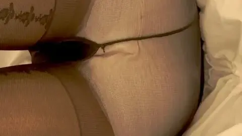 KFC – Black Stockings and Light Pink Panties Fuck