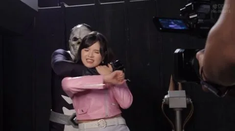 Asian Girl in Pink Jacket Restraint Fantasy