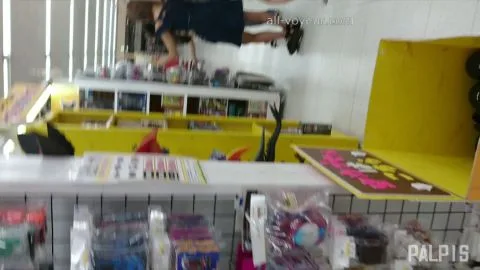 Asian Girl in Store Fetish