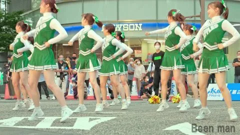 Asian Cheerleaders Outdoor Sex