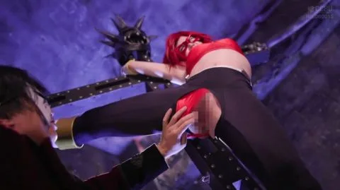 Asian Bondage and Lesbian Dungeon Scene