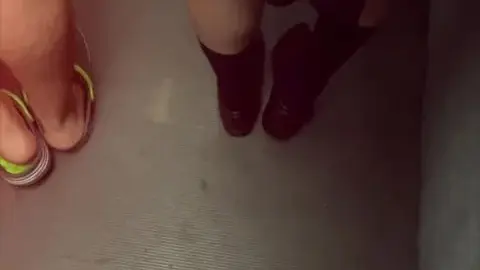 Asian Girl in School Uniform and Intimate Moments