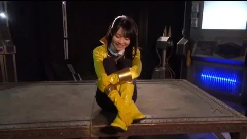 Asian Woman in Futuristic Setting