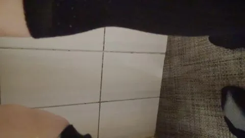 Asian Teen in Bathroom Solo