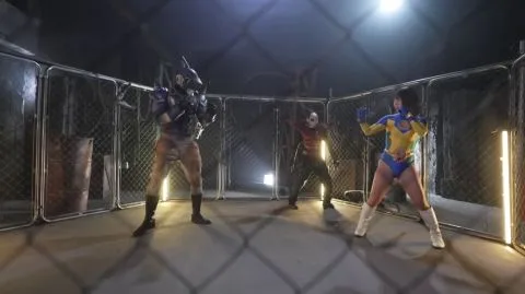 Fighting and Standing Poses