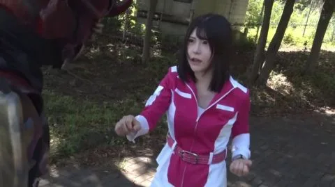 Asian Lesbian Couple Intimate Moments in Park