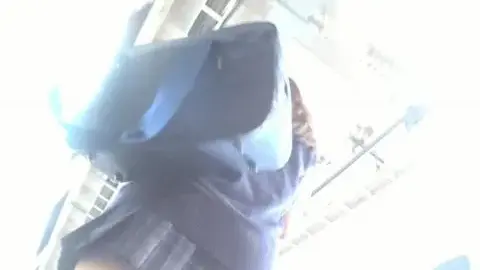Asian Schoolgirl Upskirt Moments on Public Transport