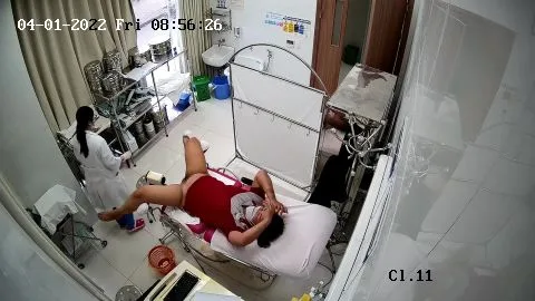 Real Hidden Camera in Gynecological Cabinet 35