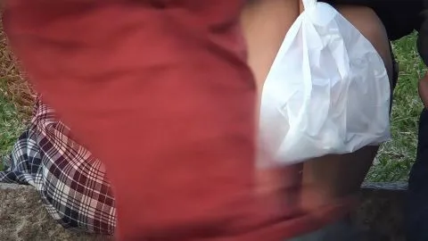 Asian Girl Outdoor Solo Moments