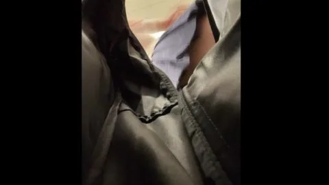 Slim Brunette Undressing and Masturbating in Bathroom