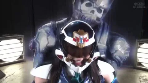 Asian Girl in Futuristic Costume