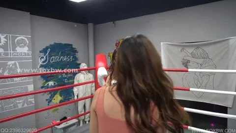 Asian Lesbians in Boxing Ring
