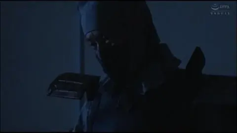 Asian Cosplay Sex Scene with Armor and Cloak