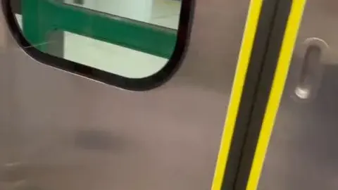 Asian Girl on Train