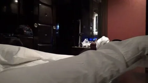 Asian Girl in Striped Shirt and Skirt