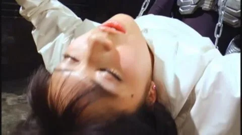 Asian Couple Bondage Scene in Dark Room