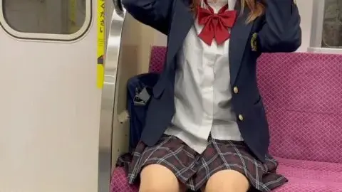 Asian Teen Schoolgirl Subway Encounter