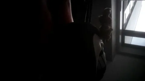 Blonde with Pigtails and Tattoos Masturbating in Bedroom