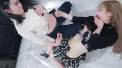 Lesbian Intimacy with Blonde and Brunette